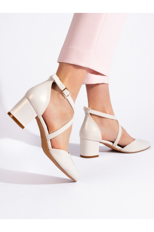 bílé vysoké podpatky Sergio Leone bílé vysoké podpatky Sergio Leone