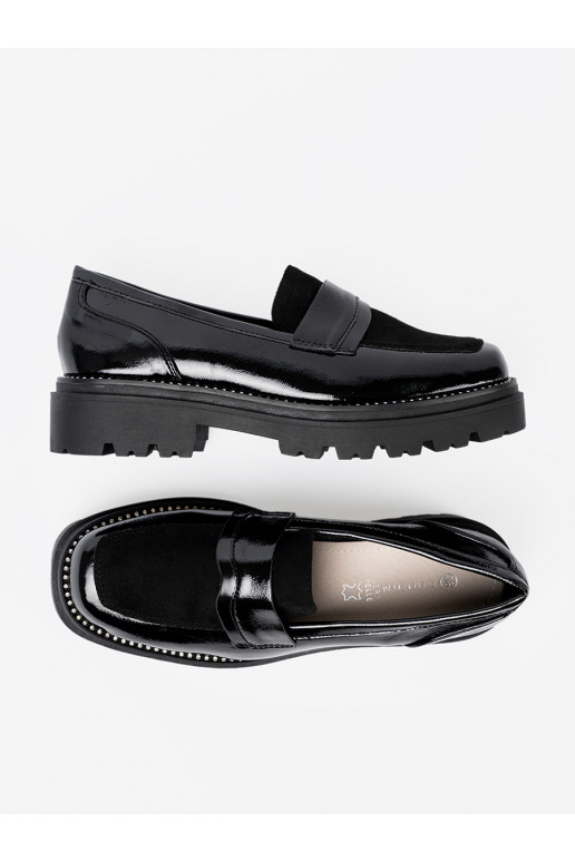 s efektem laku mokasíny s nýty s efektem laku mokasíny s nýty