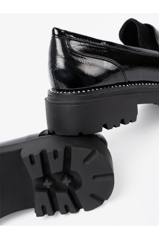 s efektem laku mokasíny s nýty s efektem laku mokasíny s nýty