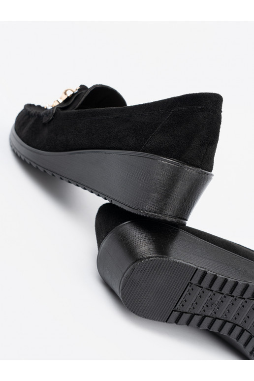 Černé ze semiše Tenisky z ozdobnym misiem