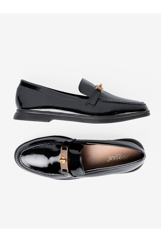 Elegantní styl  mokasíny z złotą ozdobą Elegantní styl  mokasíny z złotą ozdobą