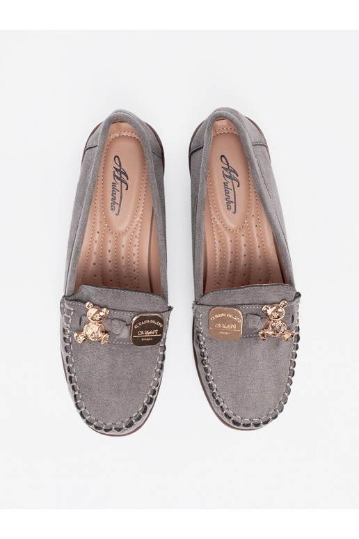 šedá Tenisky se zlatými detaily šedá Tenisky se zlatými detaily