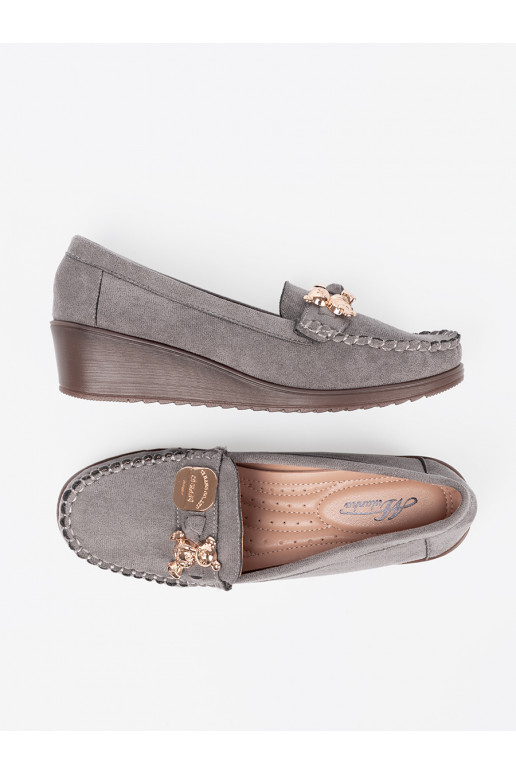 šedá Tenisky se zlatými detaily šedá Tenisky se zlatými detaily