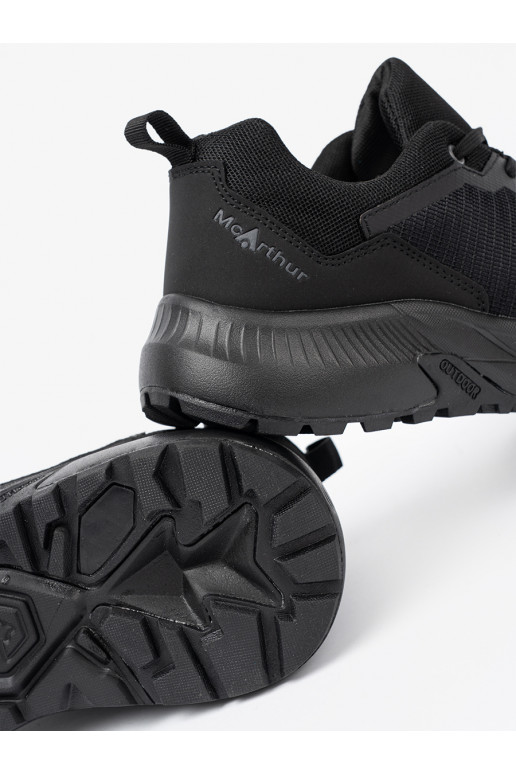 Černé Tenisky z tekstylną cholewką  McArthur Černé Tenisky z tekstylną cholewką  McArthur