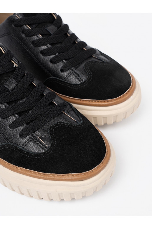 Černé Tenisky  na j platformie Sergio Leone