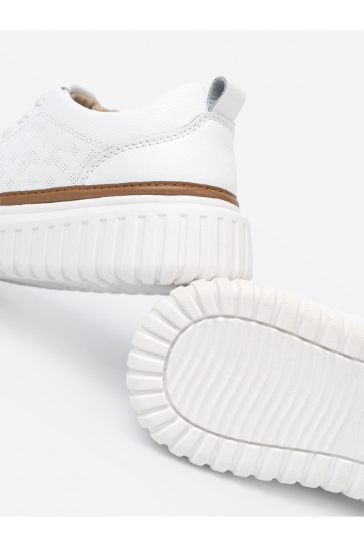 bílé Tenisky  platformie Sergio Leone