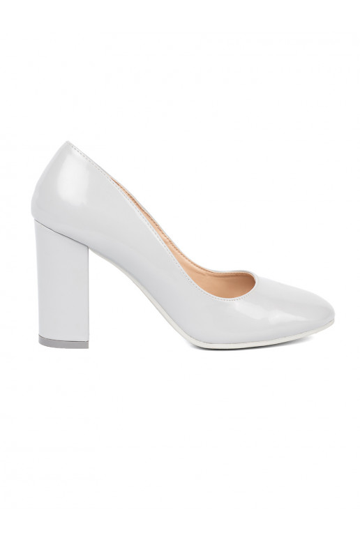 šedá lakované Obuv