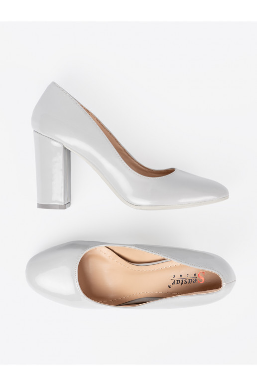 šedá lakované Obuv