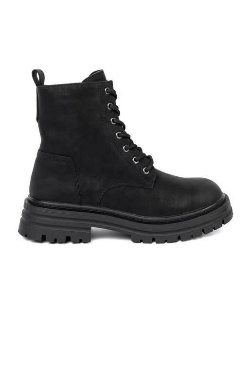 Černé Dámská obuve z m i bieżnikiem Sergio Leone