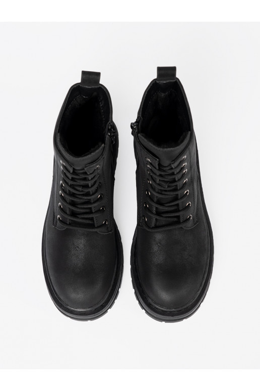 Černé Dámská obuve z m i bieżnikiem Sergio Leone