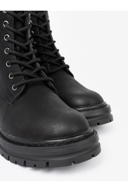 Černé Dámská obuve z m i bieżnikiem Sergio Leone