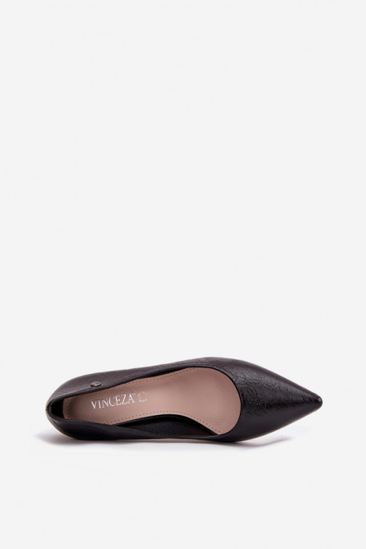 Boty na vysokém podpatku Vinceza 62252 Černé Boty na vysokém podpatku Vinceza 62252 Černé