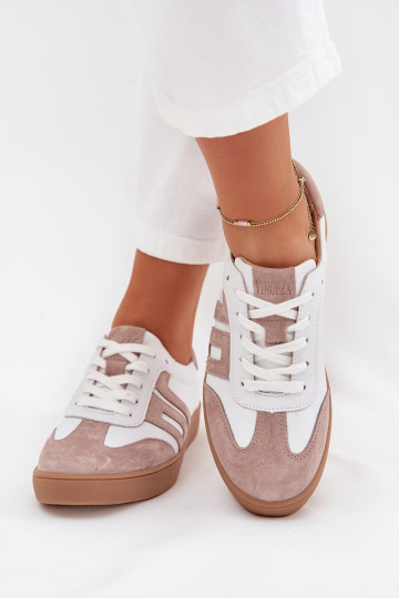  Tenisky  Vinceza 79557 Bílá-béžové 2