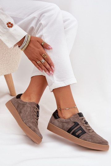 ze semiše Tenisky  Vinceza 79557 béžové