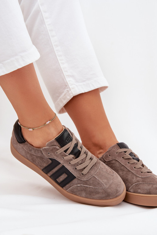 ze semiše Tenisky  Vinceza 79557 béžové ze semiše Tenisky  Vinceza 79557 béžové