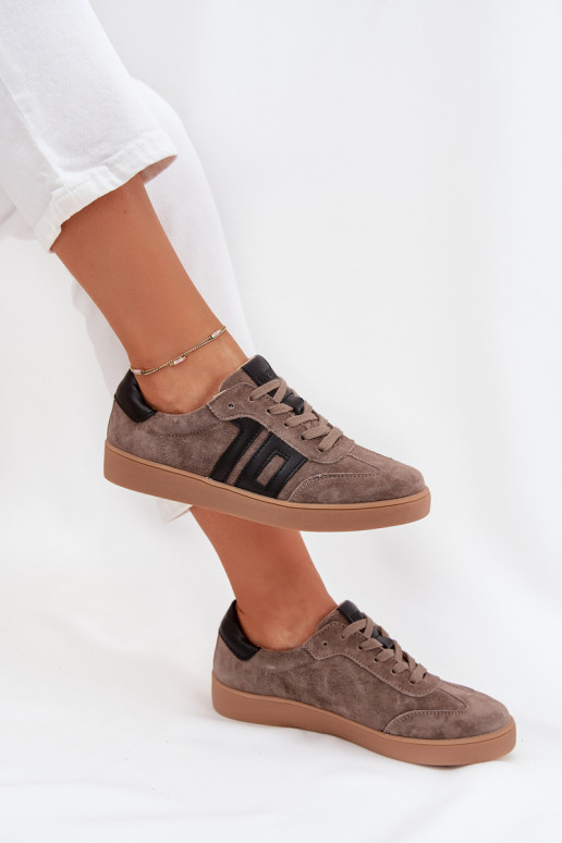 ze semiše Tenisky  Vinceza 79557 béžové ze semiše Tenisky  Vinceza 79557 béžové