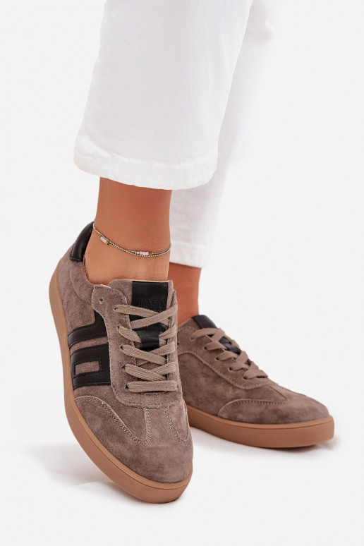 ze semiše Tenisky  Vinceza 79557 béžové ze semiše Tenisky  Vinceza 79557 béžové