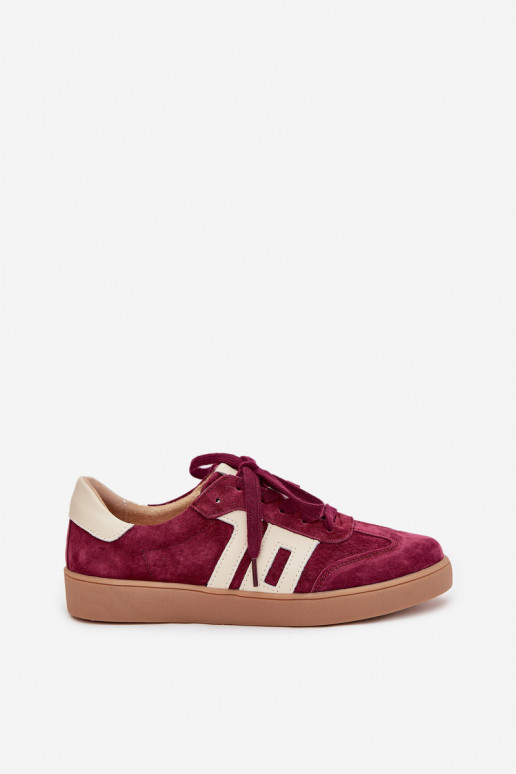 ze semiše Tenisky  Vinceza 79557 vínová