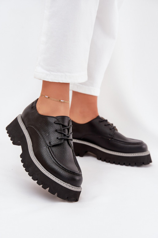 boty Dámské mokasíny  Big Star NN274052 Černé