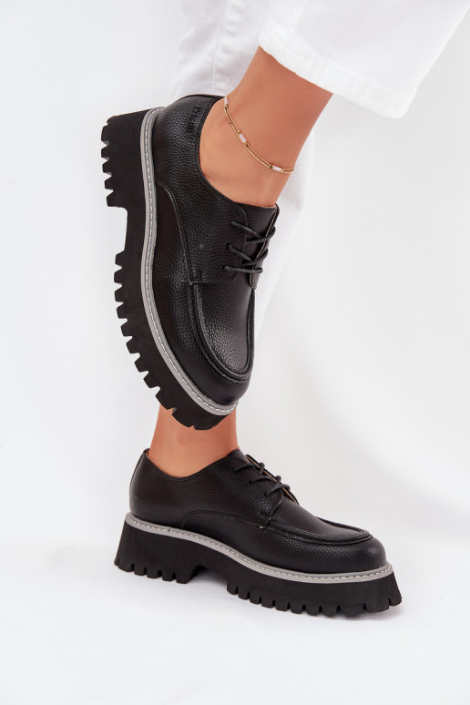 boty Dámské mokasíny  Big Star NN274052 Černé