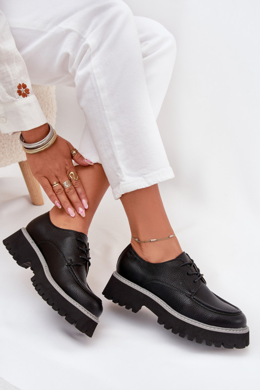 boty Dámské mokasíny  Big Star NN274052 Černé