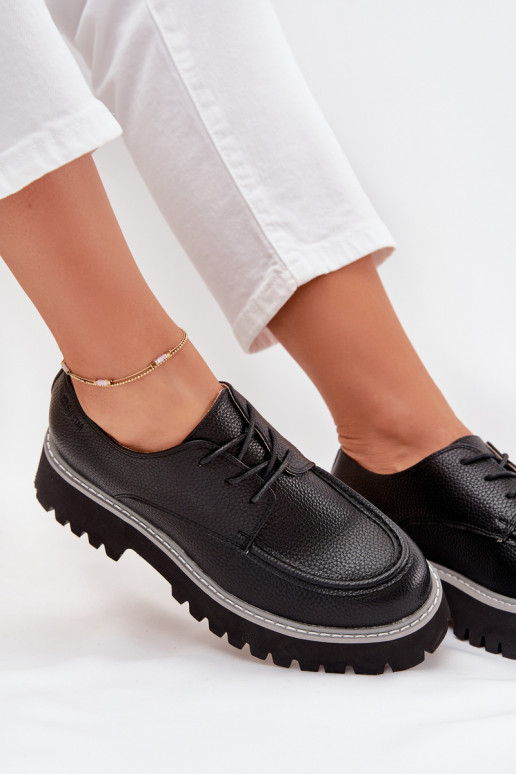 boty Dámské mokasíny  Big Star NN274052 Černé