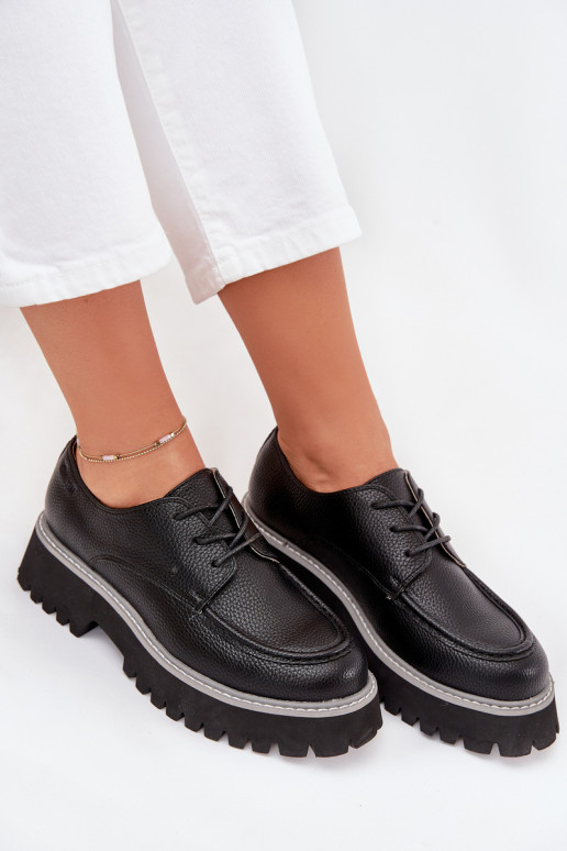 boty Dámské mokasíny  Big Star NN274052 Černé