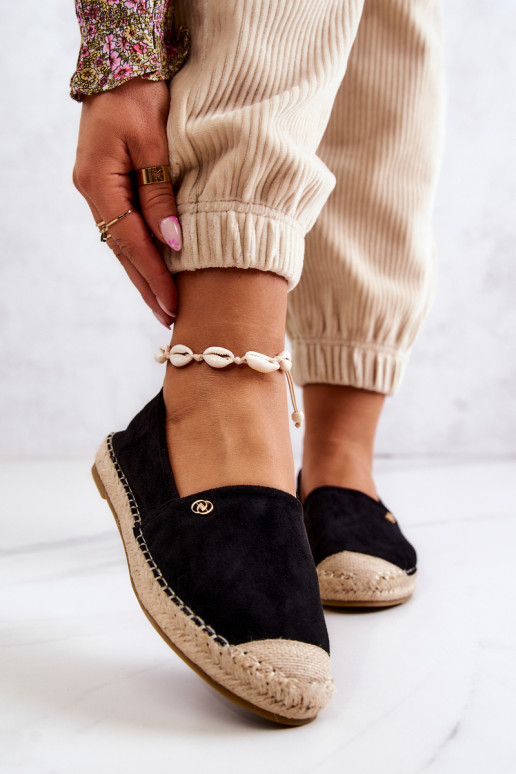  Semišové espadrilky Černé Joaquin