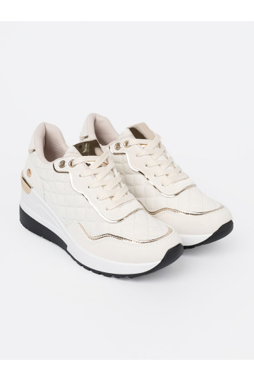 béžové Tenisky z połyskującymi mi akcentami 2