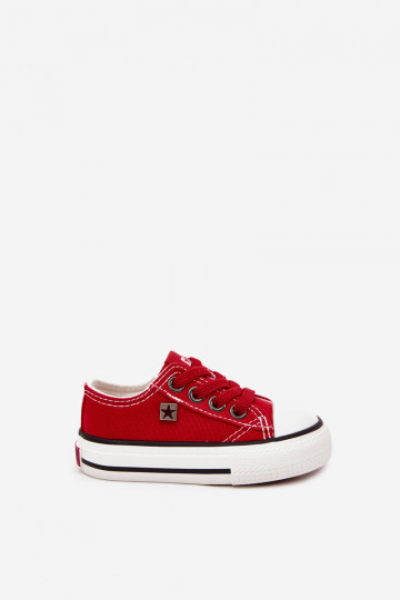 Dětské  ležérní boty Big Star DD374161 červené 2