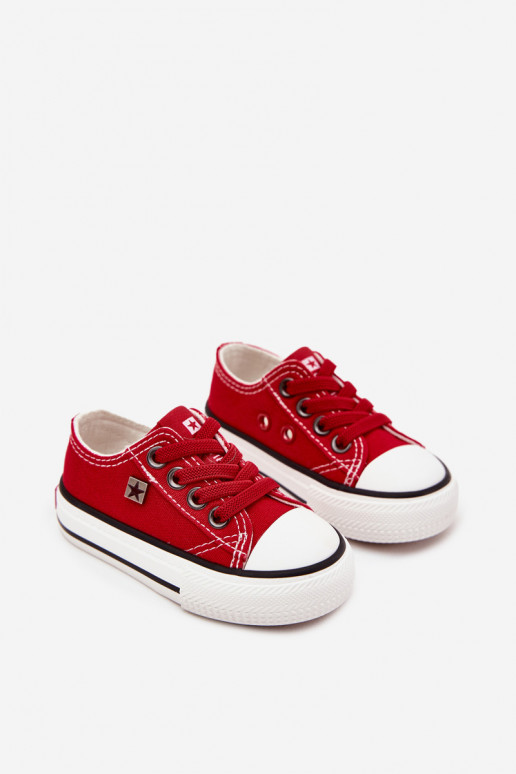 Dětské  ležérní boty Big Star DD374161 červené Dětské  ležérní boty Big Star DD374161 červené