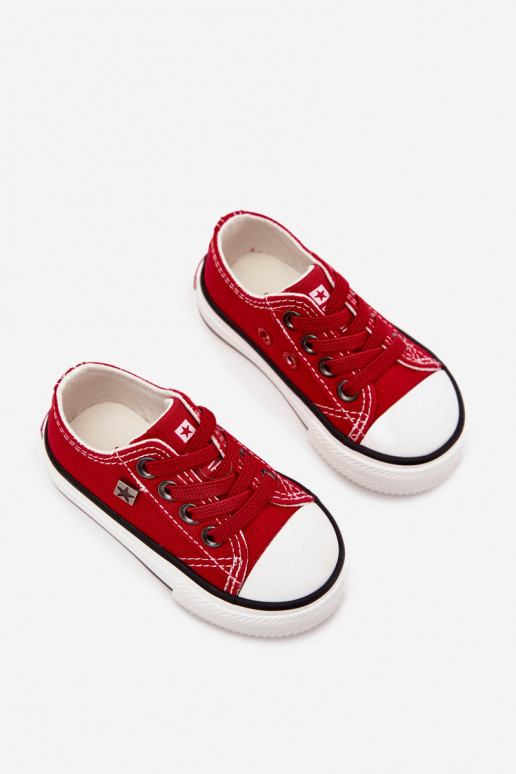 Dětské  ležérní boty Big Star DD374161 červené Dětské  ležérní boty Big Star DD374161 červené