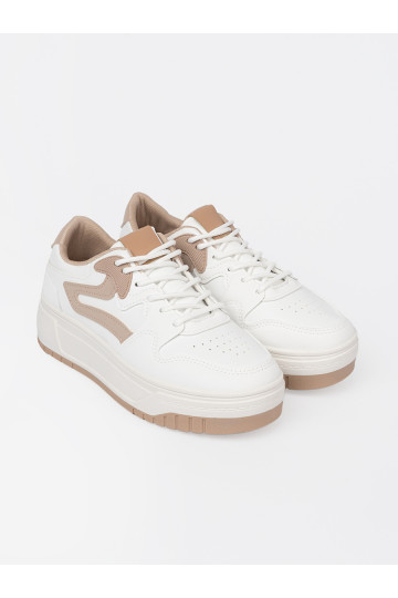 Bílá  Tenisky s platformou 2