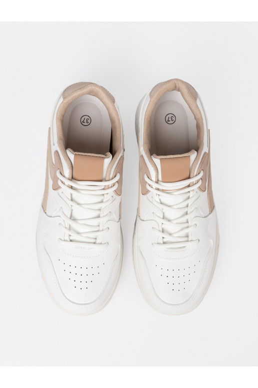 Bílá  Tenisky s platformou