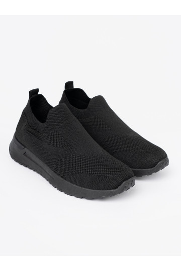 Boty ve sportovním stylu typu slip-on Černém kolorze 2