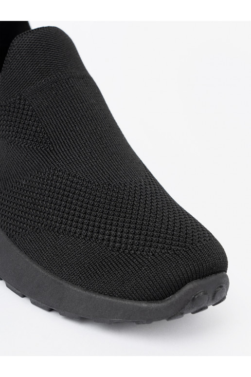 Boty ve sportovním stylu typu slip-on Černém kolorze