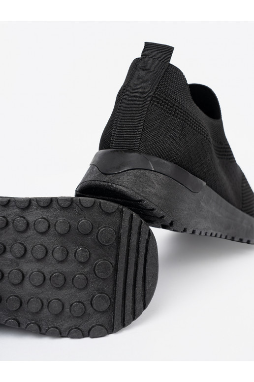 Boty ve sportovním stylu typu slip-on Černém kolorze
