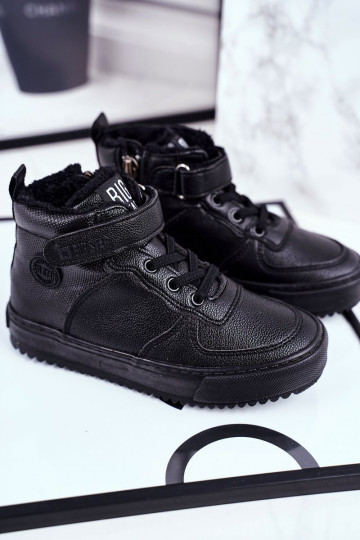 Dětské zateplené Sportovní styl boty Big Star GG374040 Černé