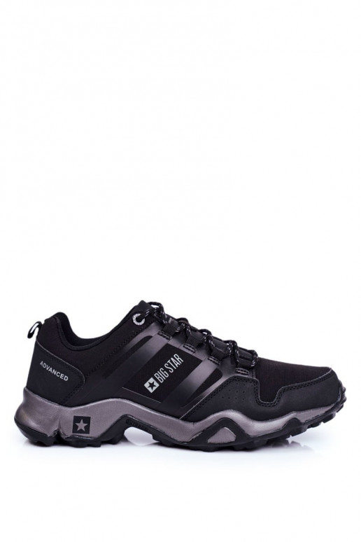 Turistické boty pro muže Big Star Outdoor Černé GG174269 Turistické boty pro muže Big Star Outdoor Černé GG174269