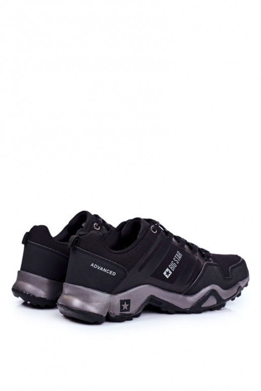 Turistické boty pro muže Big Star Outdoor Černé GG174269 Turistické boty pro muže Big Star Outdoor Černé GG174269