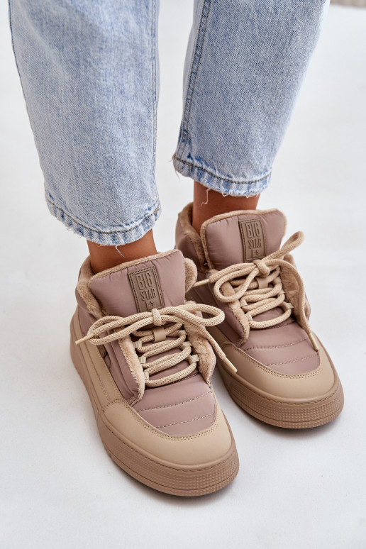 Sněhule  Big Star OO274A532 béžové Sněhule  Big Star OO274A532 béžové