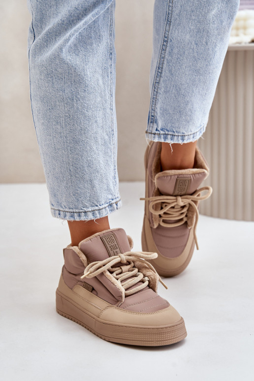 Sněhule  Big Star OO274A532 béžové Sněhule  Big Star OO274A532 béžové