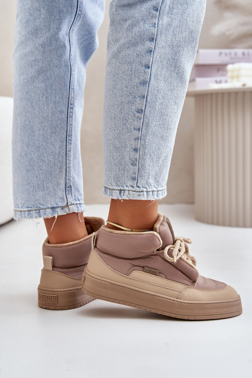 Sněhule  Big Star OO274A532 béžové Sněhule  Big Star OO274A532 béžové