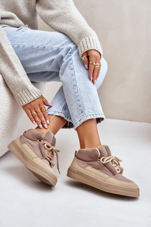 Sněhule  Big Star OO274A532 béžové Sněhule  Big Star OO274A532 béžové