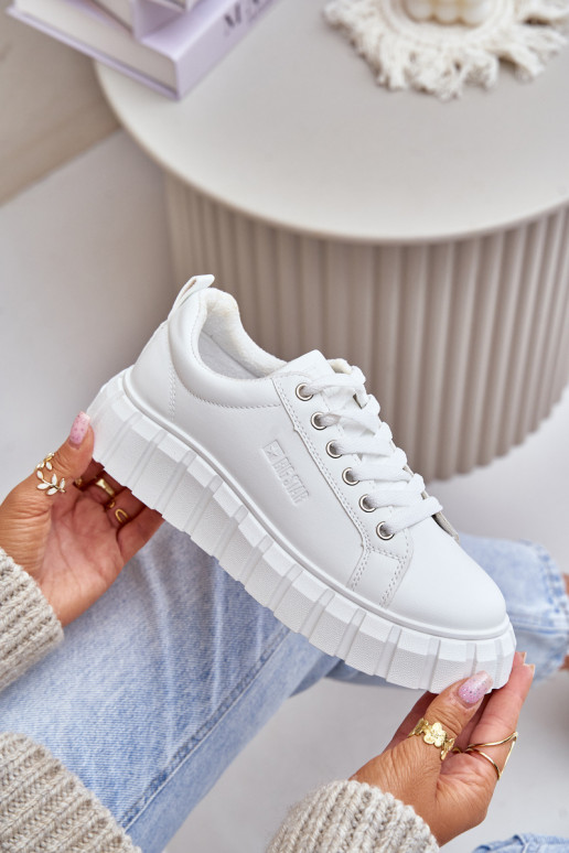 zateplené Tenisky  Big Star MM274616 bílé zateplené Tenisky  Big Star MM274616 bílé