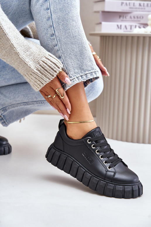 zateplené Tenisky  Big Star MM274617 Černé zateplené Tenisky  Big Star MM274617 Černé