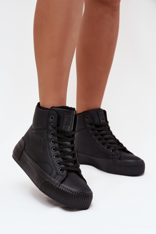zateplené Ležérní obuv s platformou Big Star OO274796 Černé