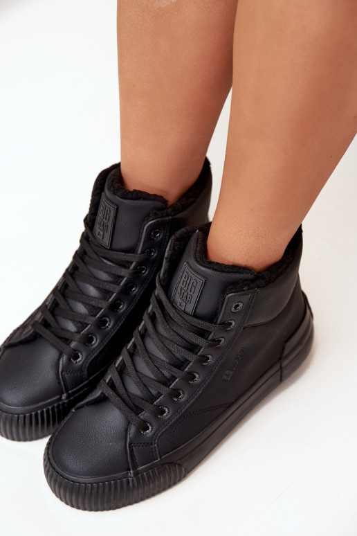 zateplené Ležérní obuv s platformou Big Star OO274796 Černé