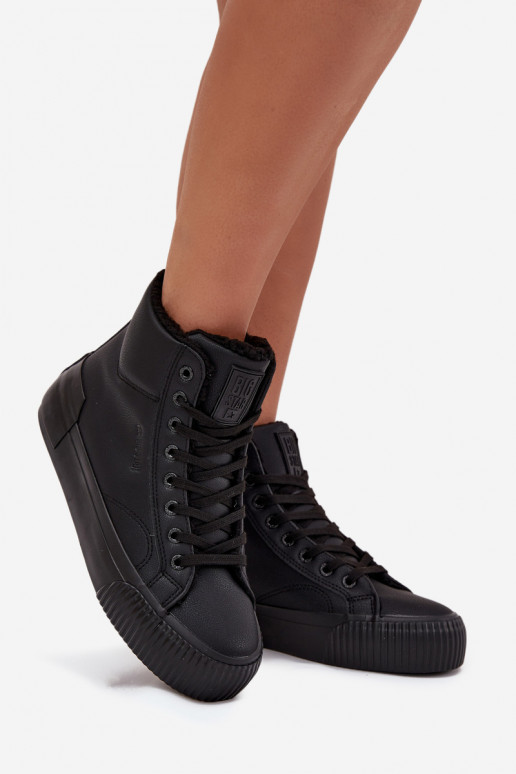 zateplené Ležérní obuv s platformou Big Star OO274796 Černé