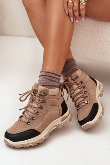 turistické boty  Big Star SS274095 béžové